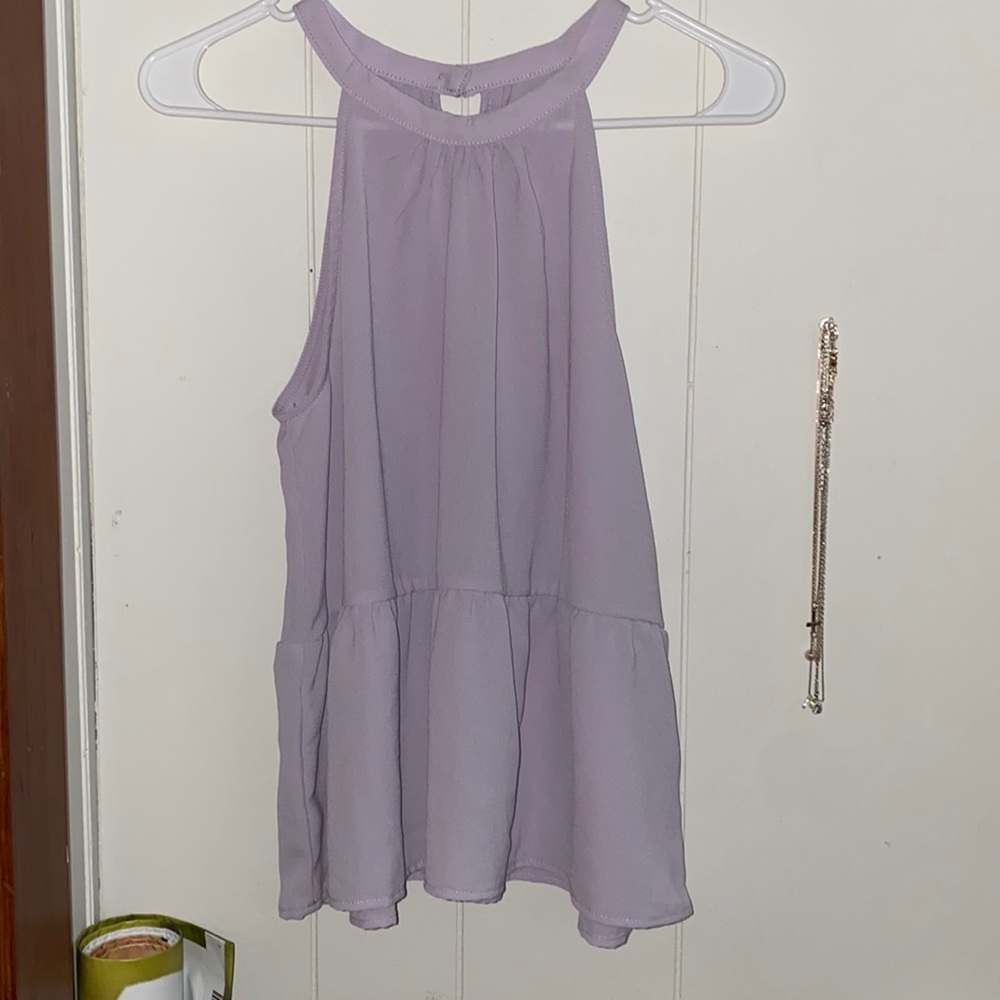 Purple Hippie Rose Top